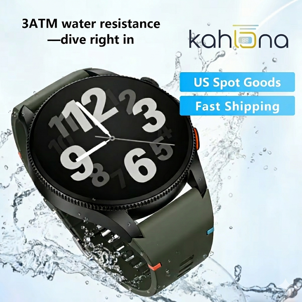 Smartwatch 1.43" AMOLED Ai Voice/Bluetooth  3ATM Waterproof