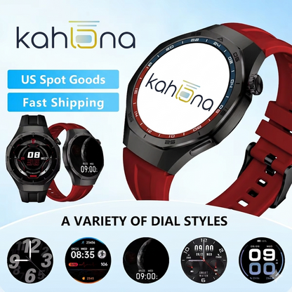 Smart Watch AMOLED Screen AM34 1.43inch Bluetooth AI Smartwatch Heart Rate Tracking Sleep Monitor Sports Watch