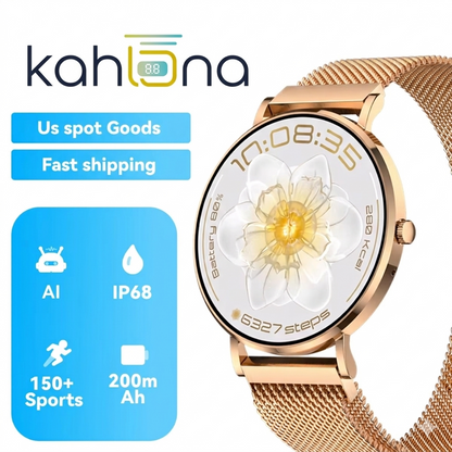 Smart Watch with Heart Rate, SpO2, 3ATM for Swimming, Running & Daily Wear