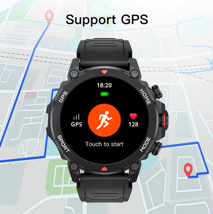 2026 Newest Smart Watch 1.43" HD Screen Bluetooth Call Fitness Tracker Heart Rate SpO2 5ATM