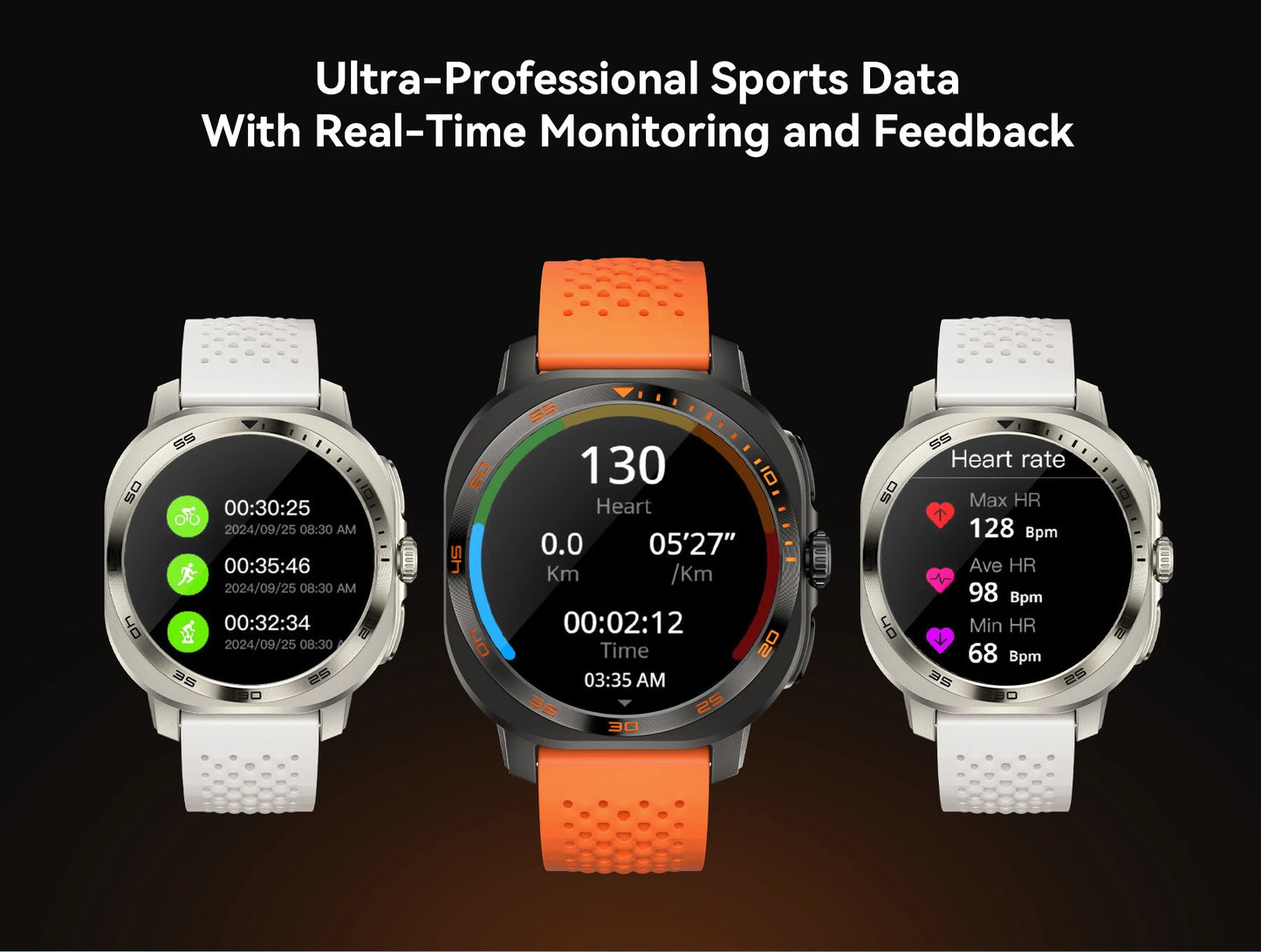 Smart Watch AM32 AMOLED 1.43", 3ATM Waterproof