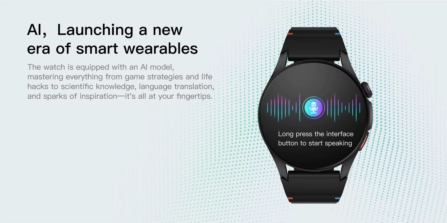 Smartwatch 1.43" AMOLED Ai Voice/Bluetooth  3ATM Waterproof