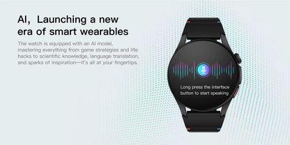 Smartwatch 1.43" AMOLED Ai Voice/Bluetooth  3ATM Waterproof