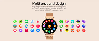Smart Watch with Heart Rate, SpO2, 3ATM for Swimming, Running & Daily Wear