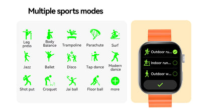 Smart Watch 2.0 Inch Large AMOLED Screen